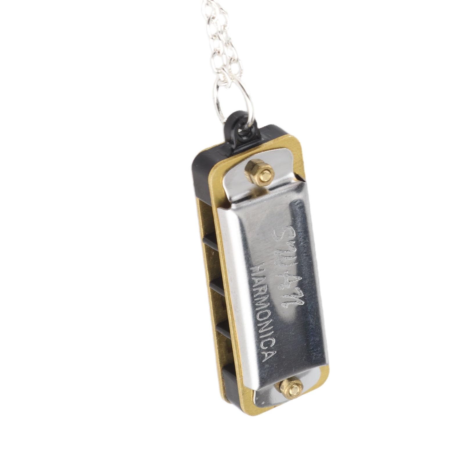 SWAN　HARMONICA　ハーモニカ　ネックレス　2個セット　極めて珍しい ハーモニカペンダント｜シルバーアクセサリー｜送料無料｜ラッピング無料